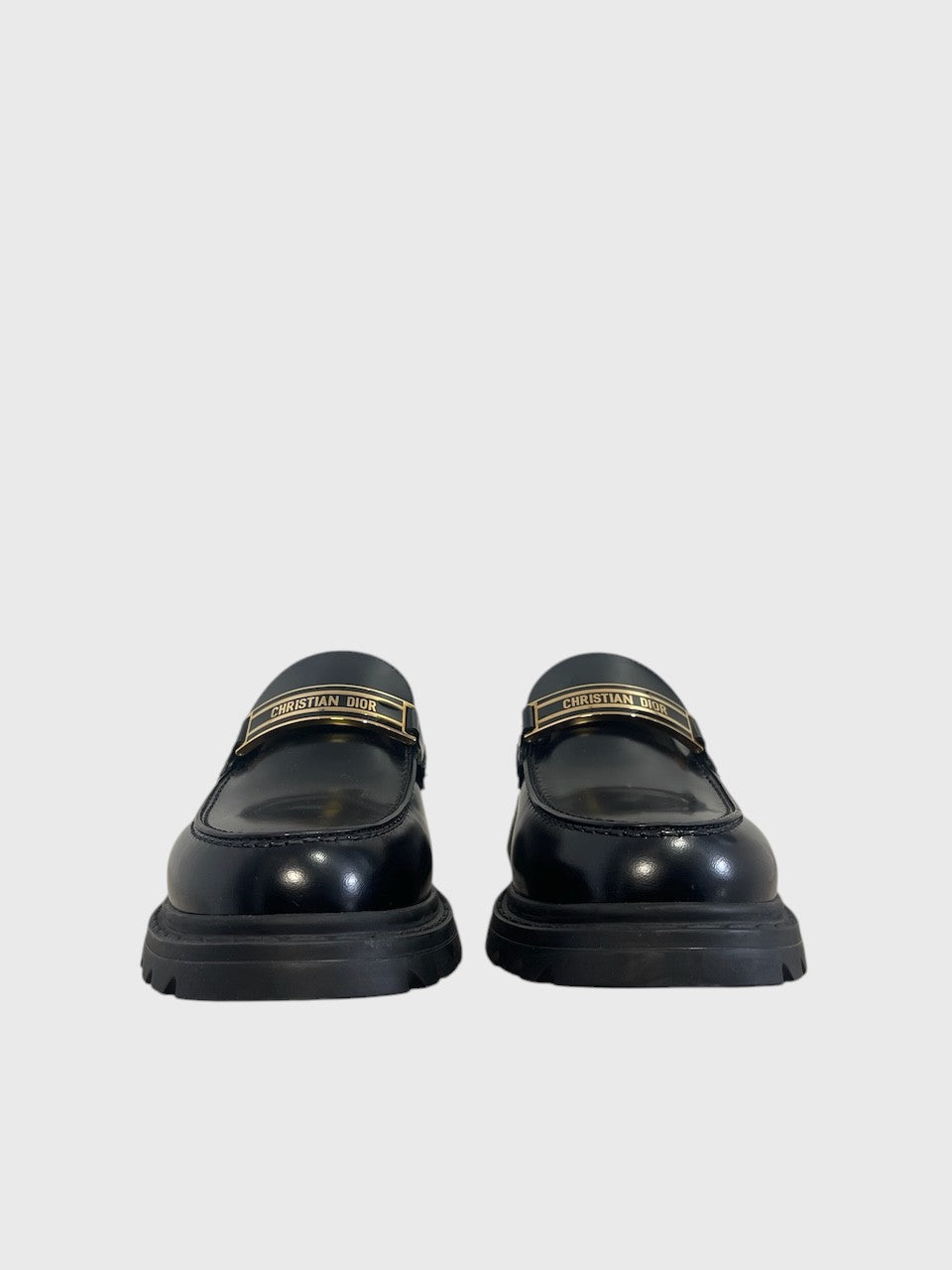Mocassins Dior Code noirs T.41