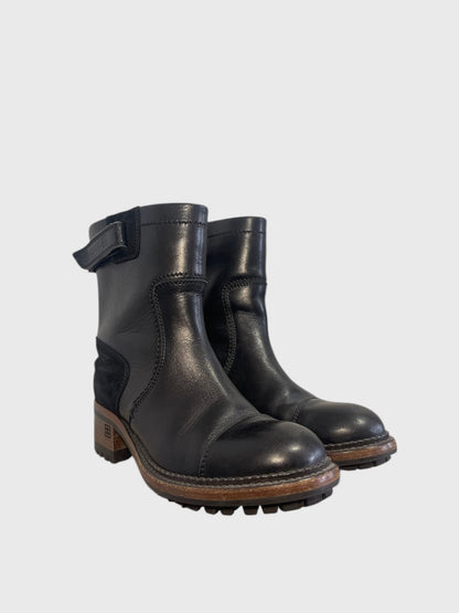 Bottines Chanel noires T.36,5