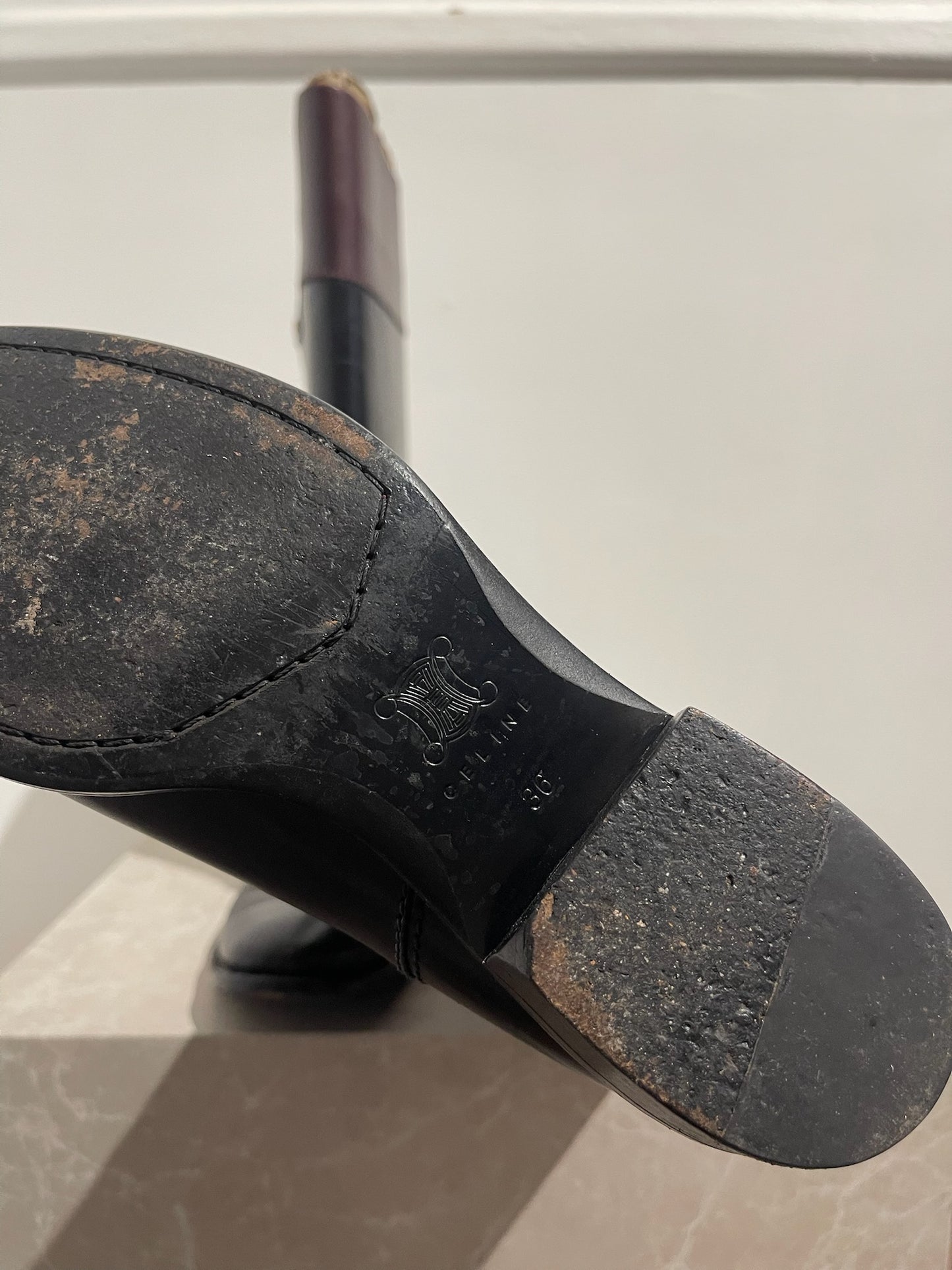 Bottes Celine noires T.36