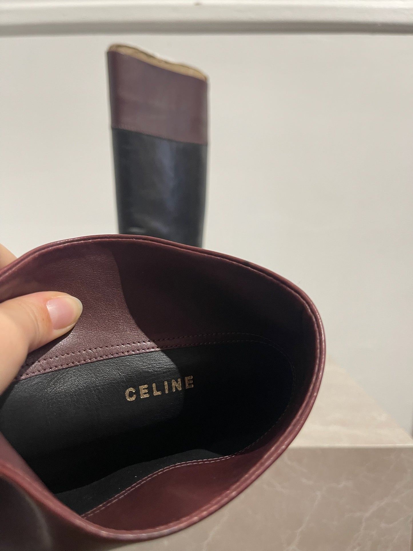 Bottes Celine noires T.36