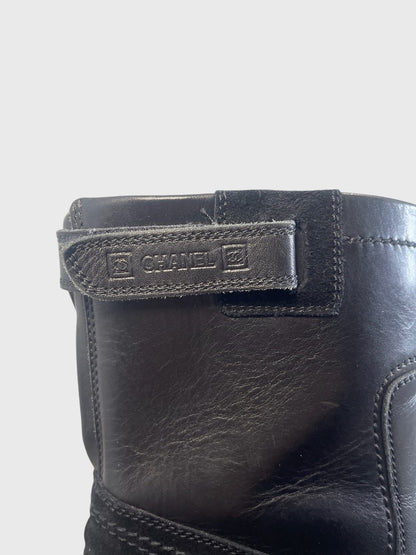 Bottines Chanel noires T.36,5