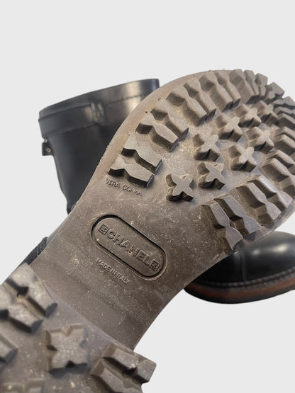 Bottines Chanel noires T.36,5