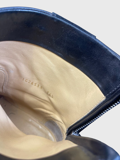 Bottines Chanel noires T.36,5