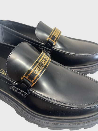 Mocassins Dior Code noirs T.41