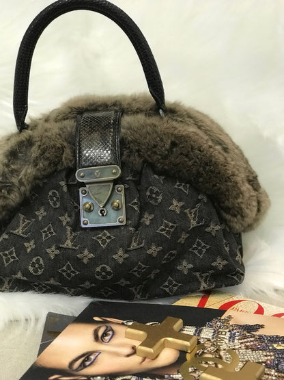 Sac Louis Vuitton Demi-Lune Chinchilla