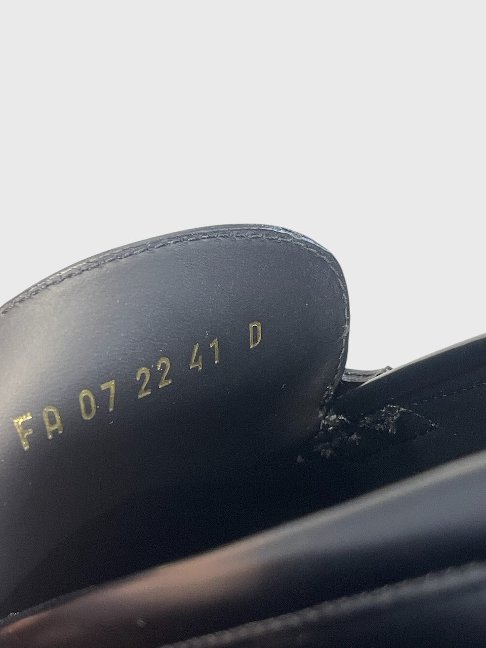 Mocassins Dior Code noirs T.41