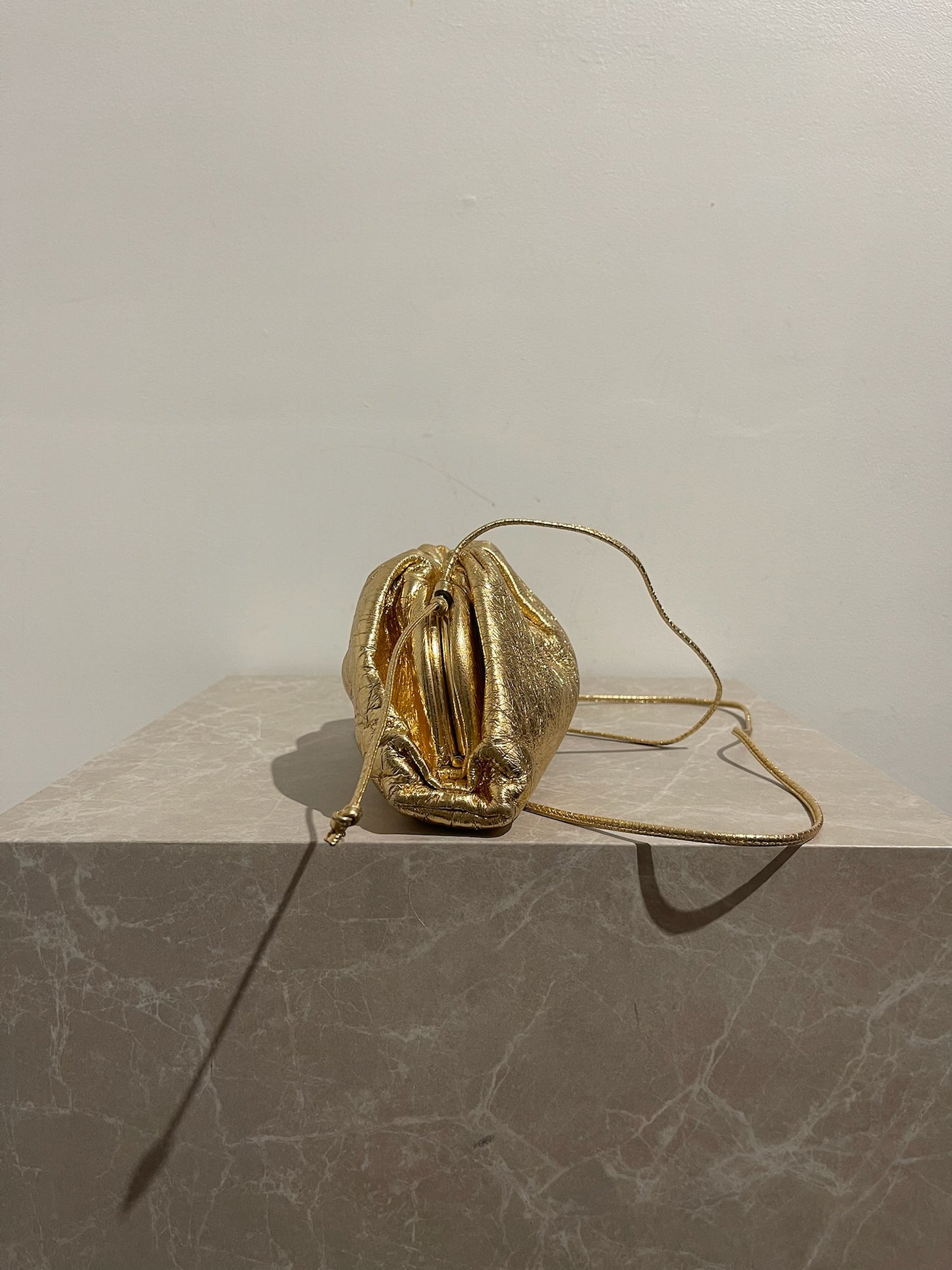 Sac Bottega Veneta Mini Pouch doré