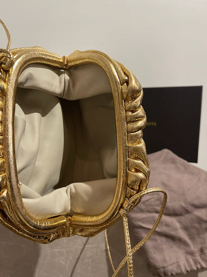 Sac Bottega Veneta Mini Pouch doré