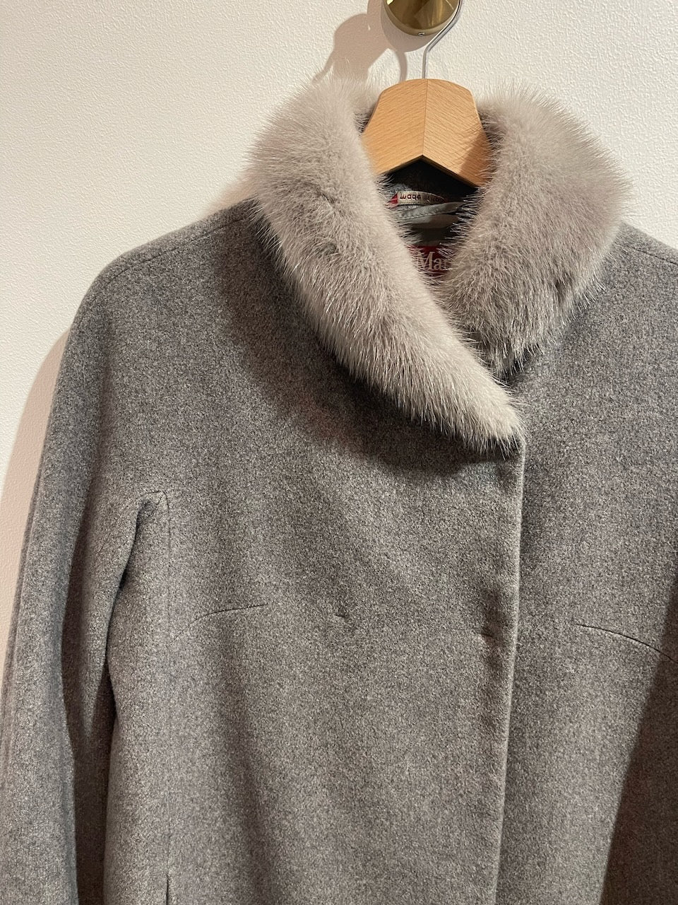 Manteau Max Mara gris T.38