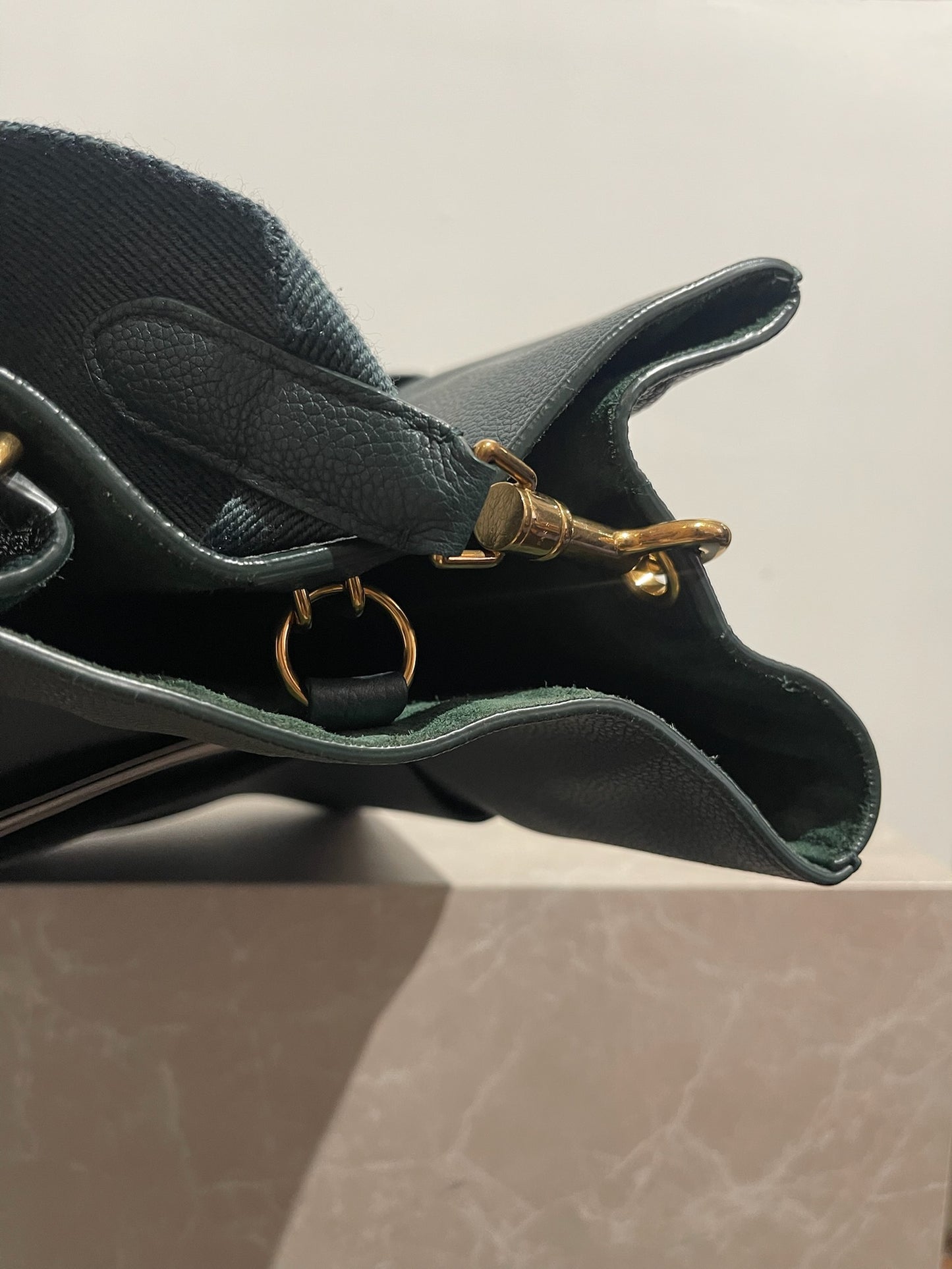 Sac Celine Seau sangle vert