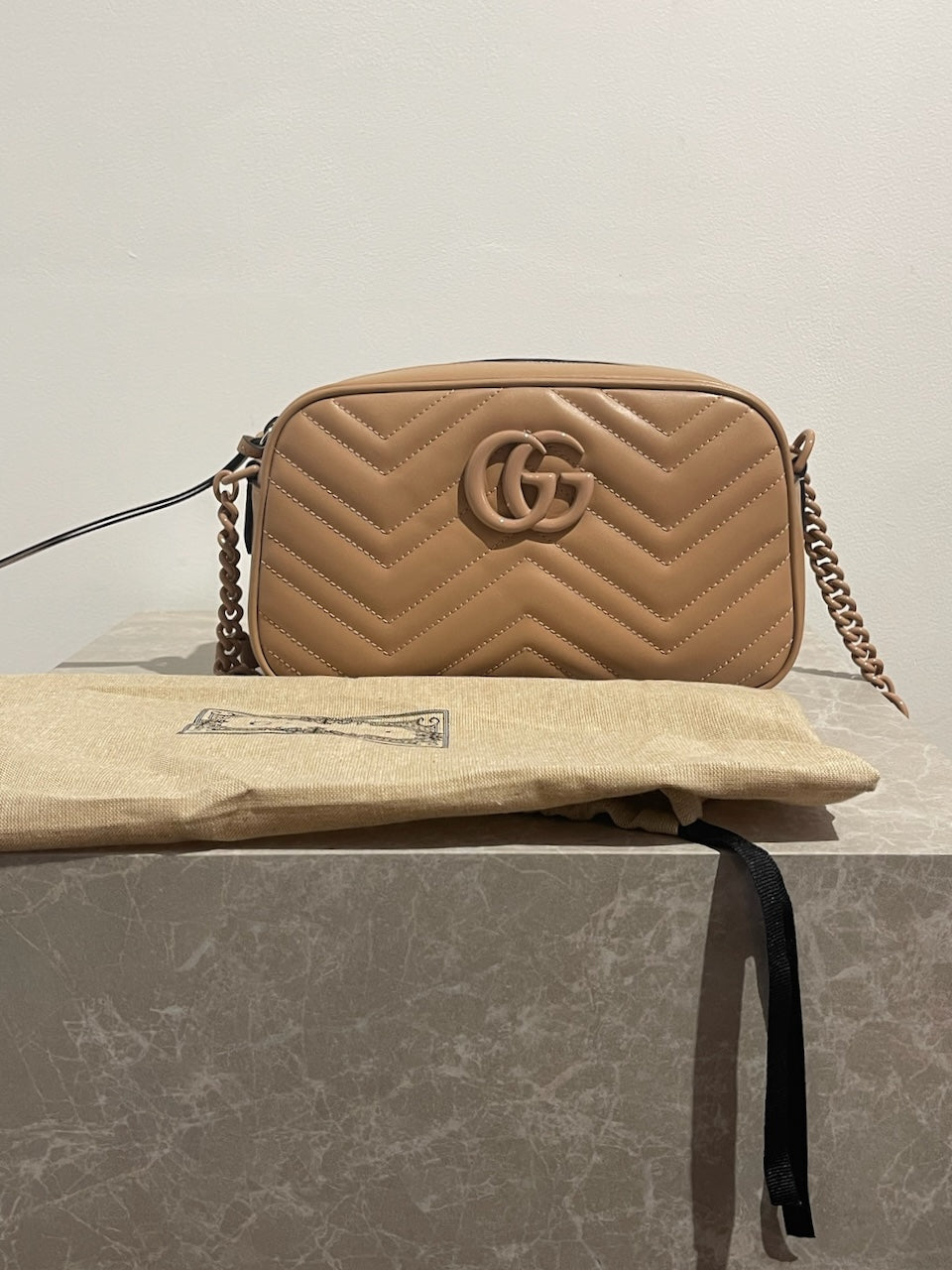 Sac Gucci Marmont beige NEUF