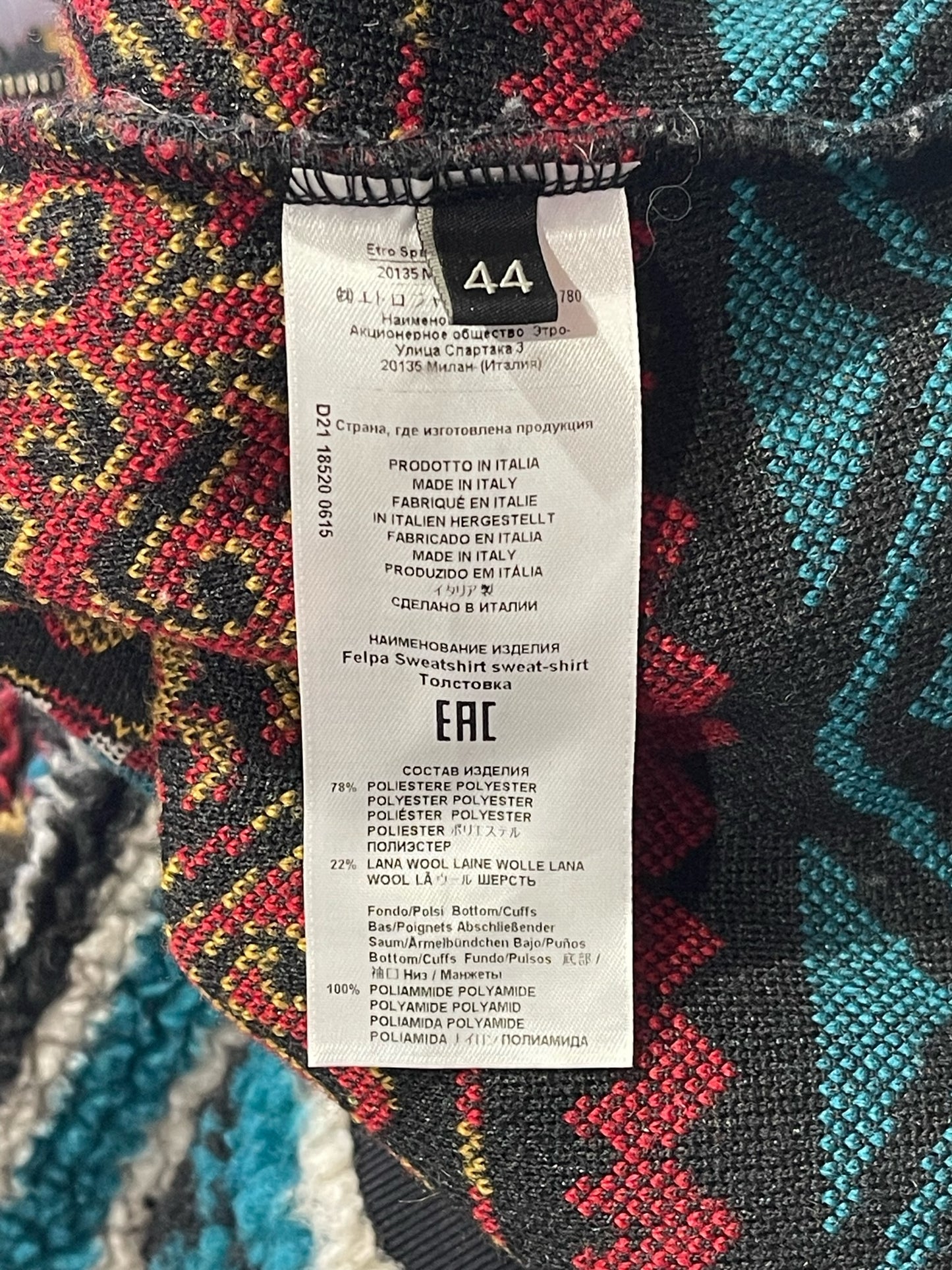 Veste Etro T.40