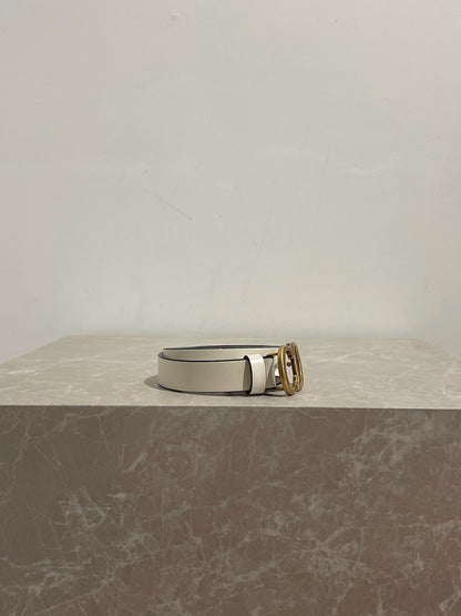 Ceinture Dior blanche T.80
