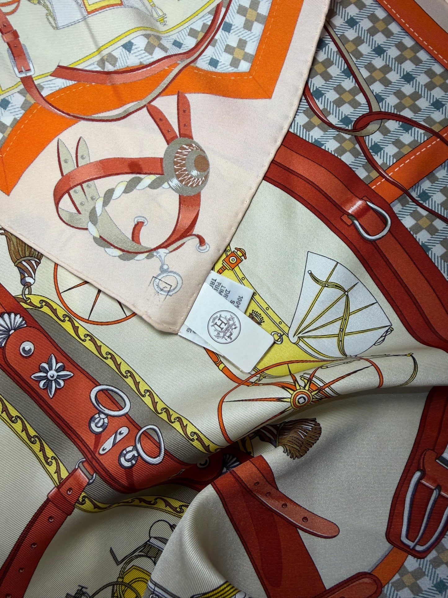 Foulard Hermès Les voitures nouvelles 70