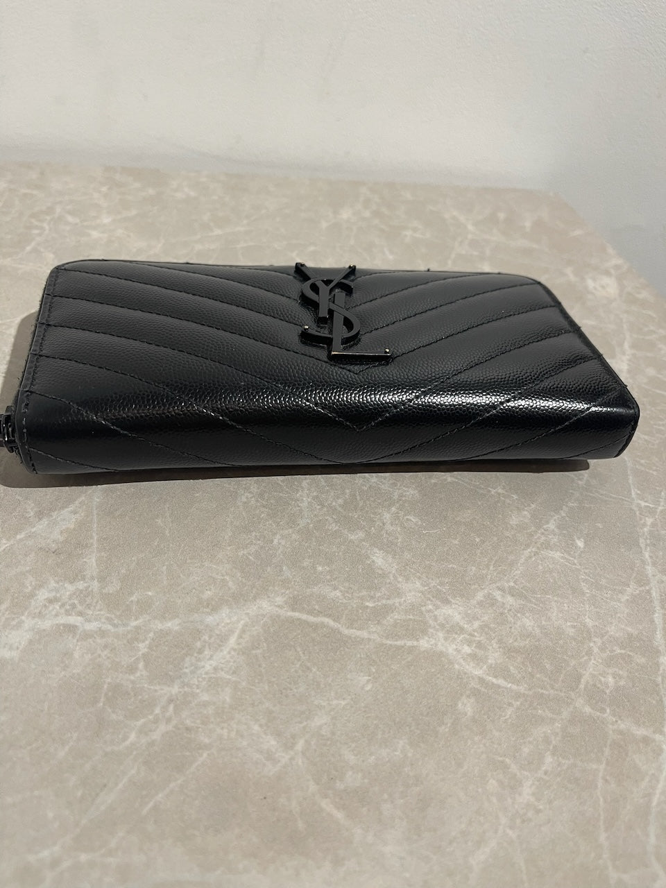 Portefeuille Saint Laurent noir