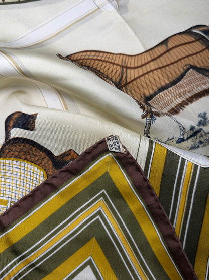 Foulard Hermès Couvertures et Tenues 90