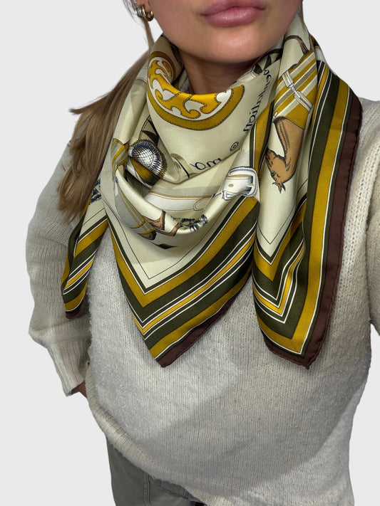 Foulard Hermès Couvertures et Tenues 90
