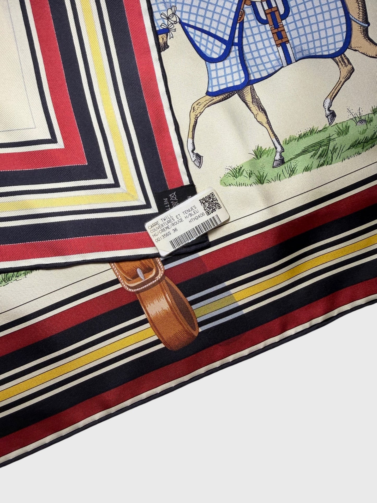 Foulard Hermès Couvertures et Tenues 90