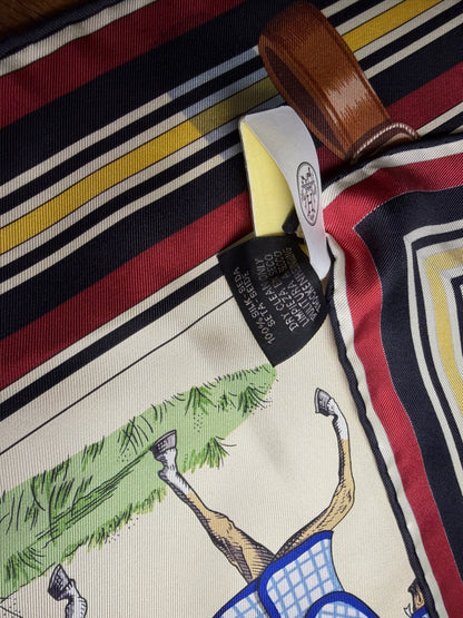Foulard Hermès Couvertures et Tenues 90