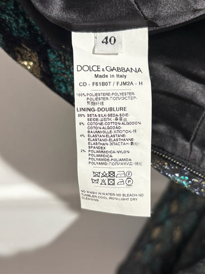 Robe Dolce & Gabbana bleue T.36