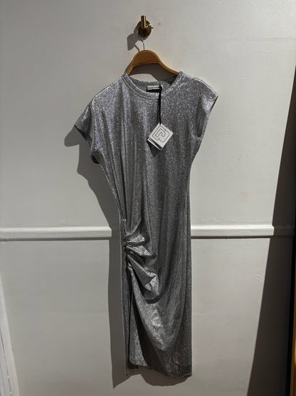 Robe Paco Rabanne argentée T.36 NEUVE