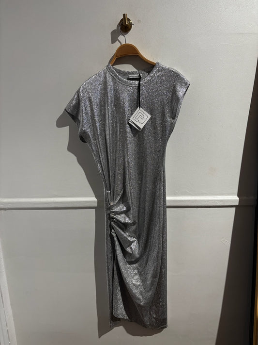 Robe Paco Rabanne argentée T.36 NEUVE