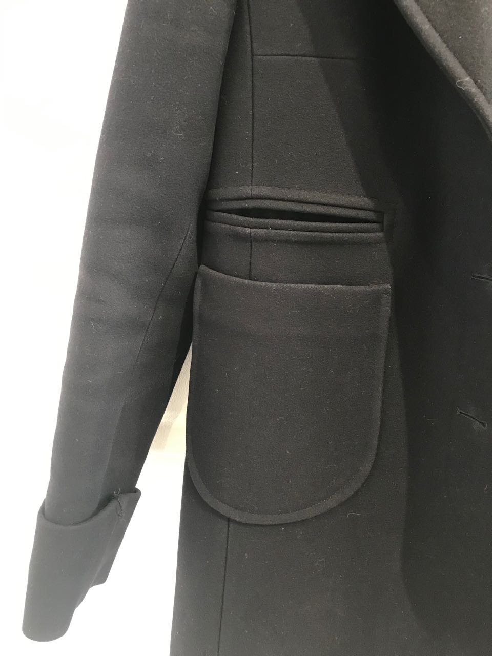 Manteau Carven noire T.38 Closet2Closet.Paris