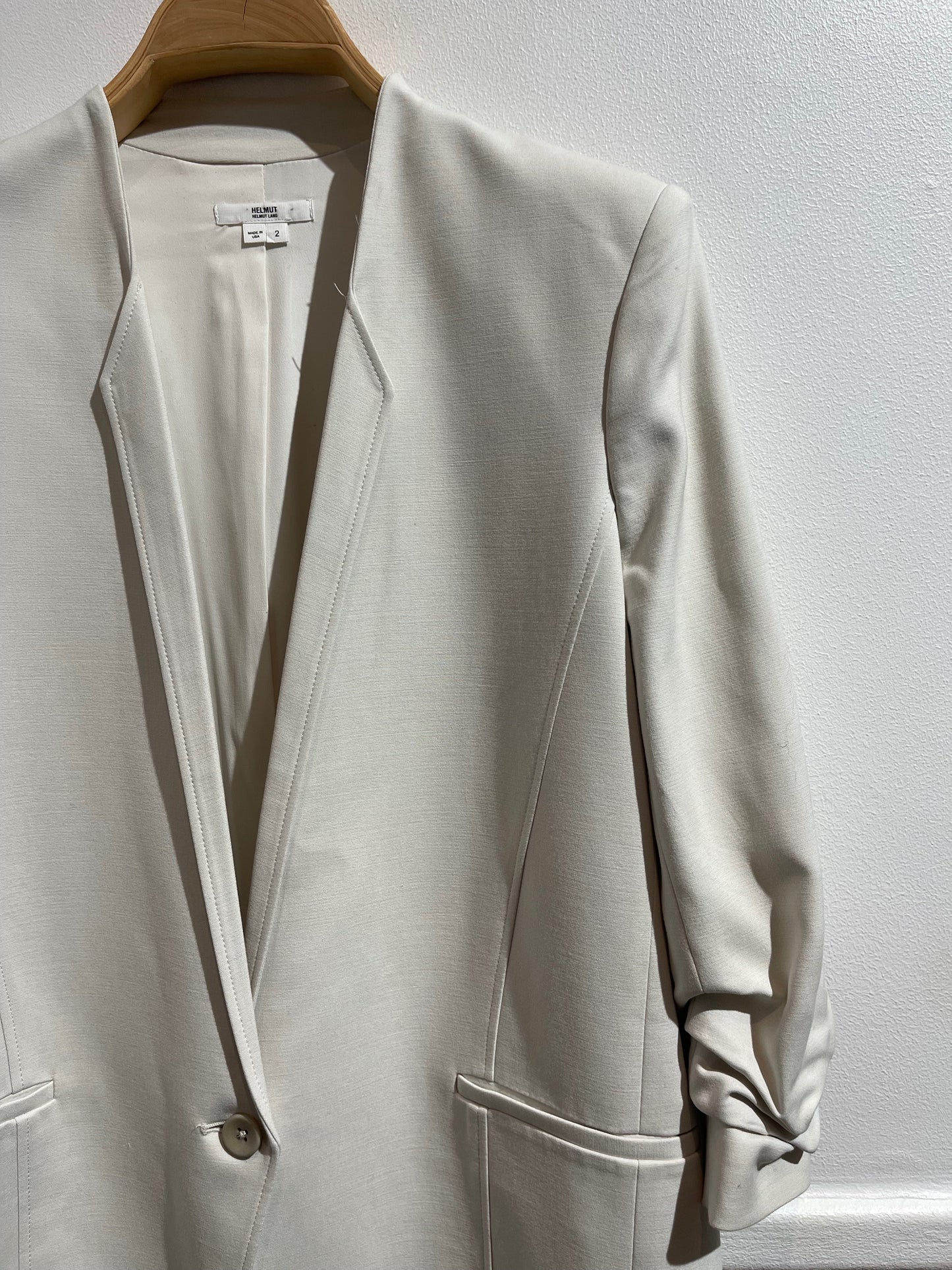 Veste Helmut Lang blanche T.2