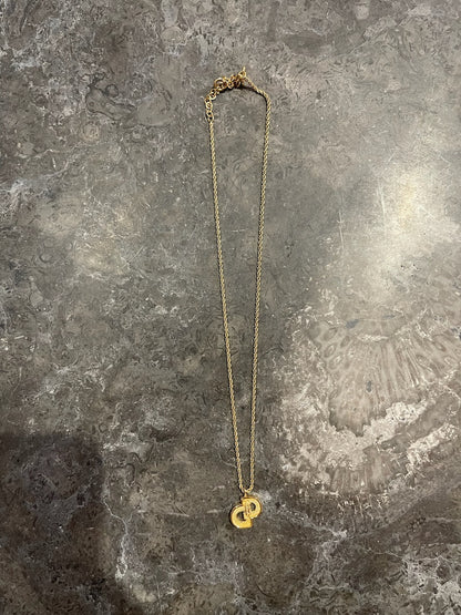 Collier Dior CD doré