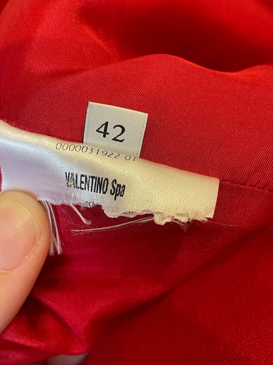 Robe Valentino rouge T.38