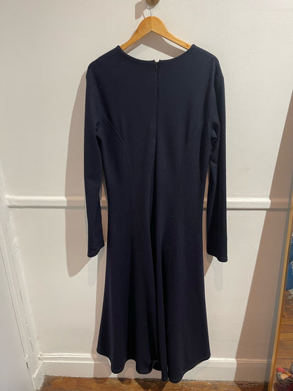 Robe Jil Sander bleu nuit T.44 NEUVE