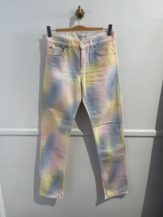 Jeans Ganni pastel T.36