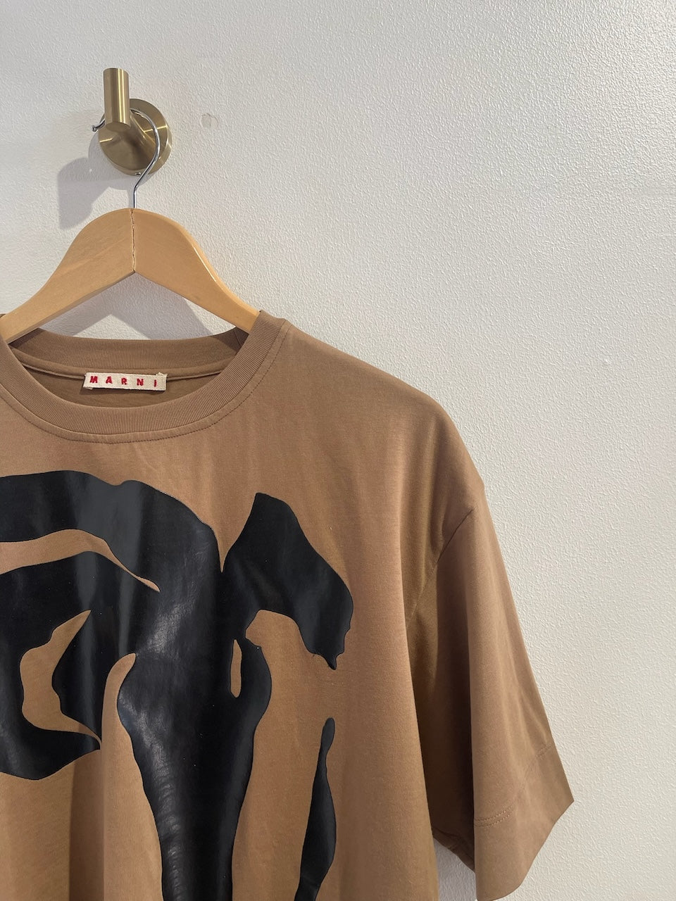 T-shirt Marni marron T.36