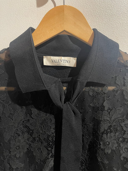 Pull Valentino dentelle noire T.S