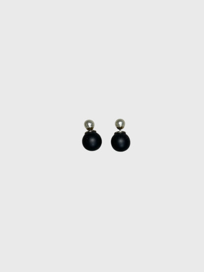 Boucles d'oreilles Dior Tribale noires