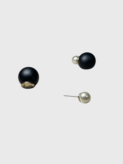 Boucles d'oreilles Dior Tribale noires