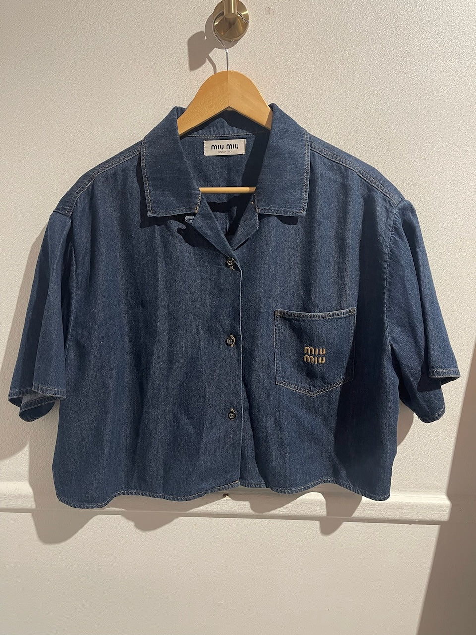 Chemise Miu Miu en jeans T.34