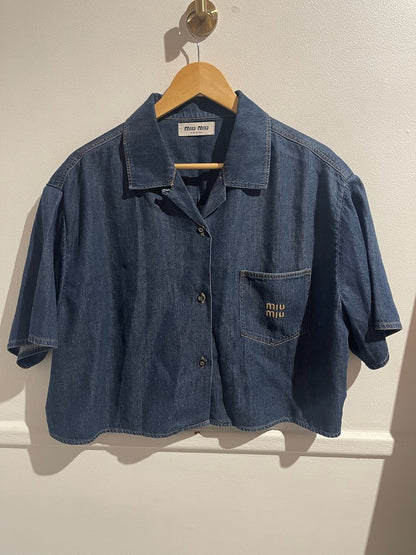 Chemise Miu Miu en jeans T.34