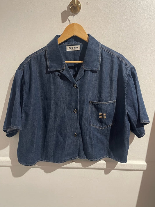 Chemise Miu Miu en jeans T.34