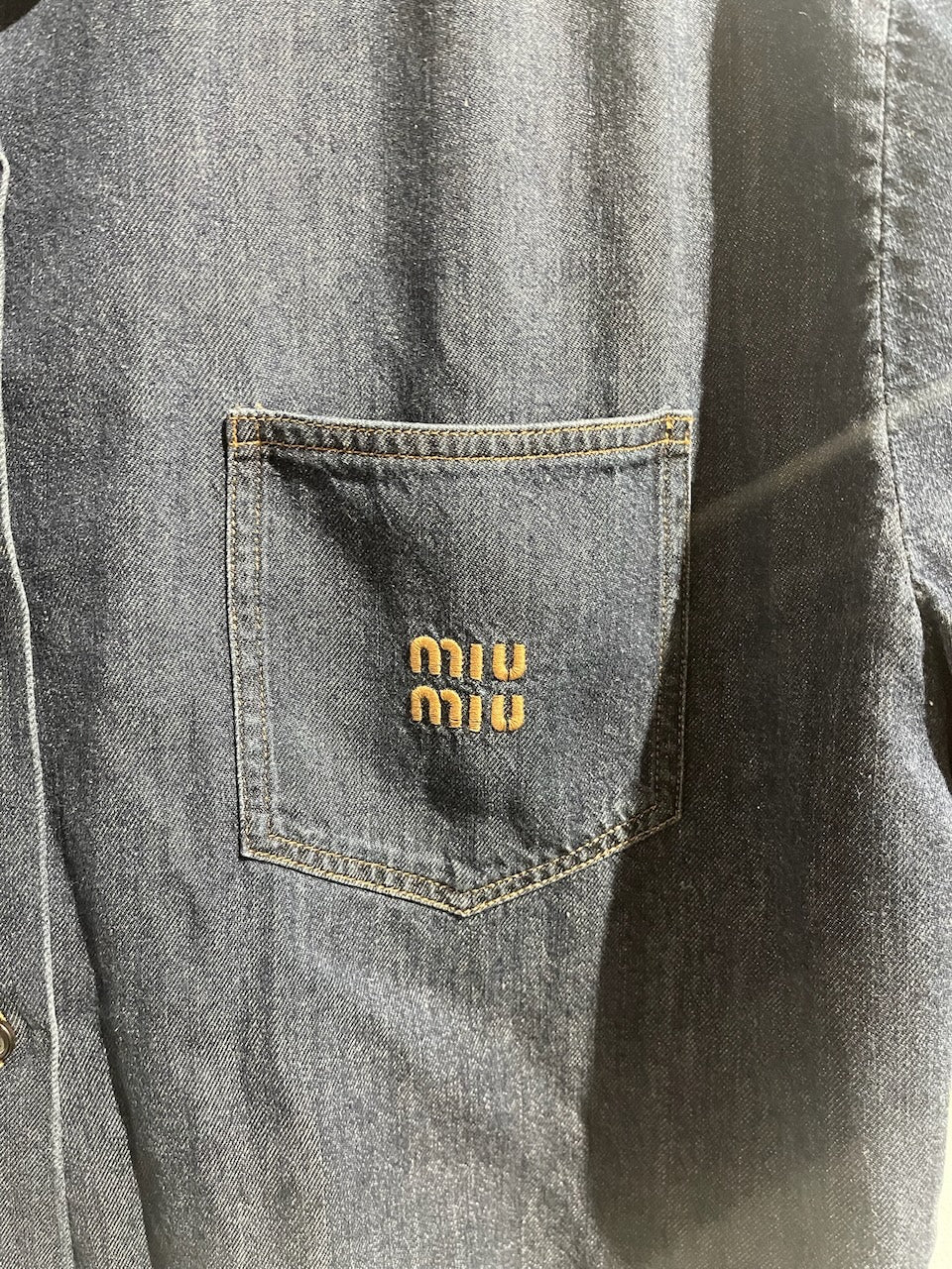 Chemise Miu Miu en jeans T.34