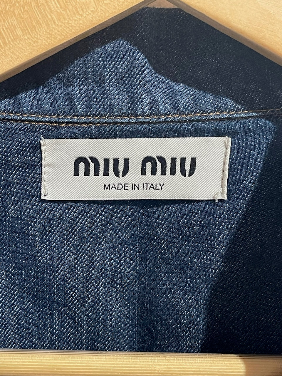 Chemise Miu Miu en jeans T.34