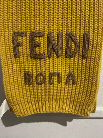 Echarpe Fendi jaune