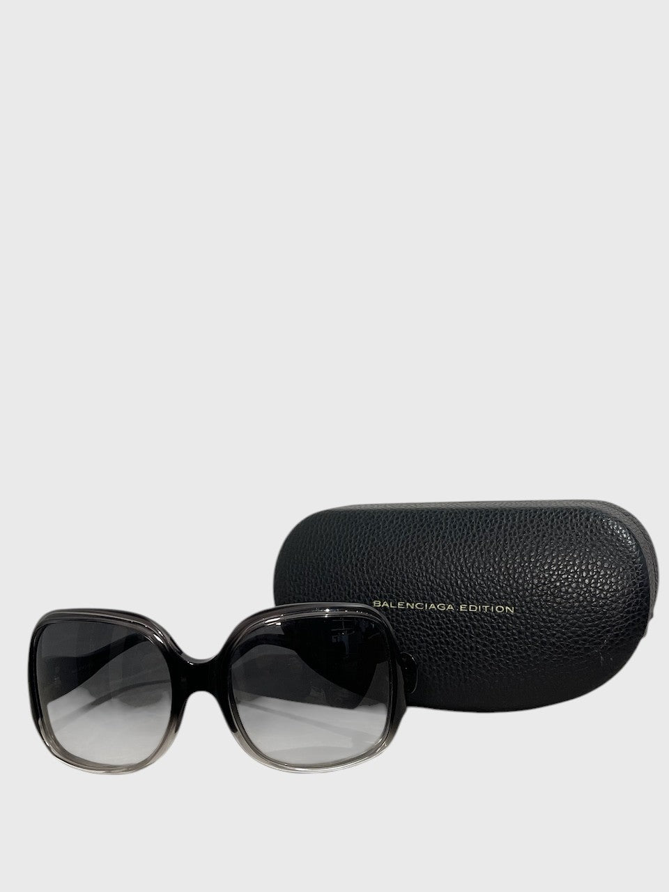 Lunettes de soleil Balenciaga grises