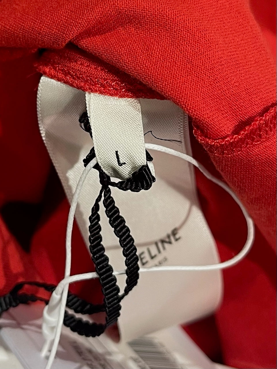 T-shirt Céline rouge T.L NEUF