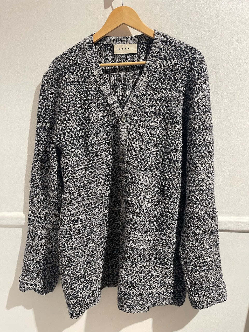 Gilet Marni bleu chiné T.52