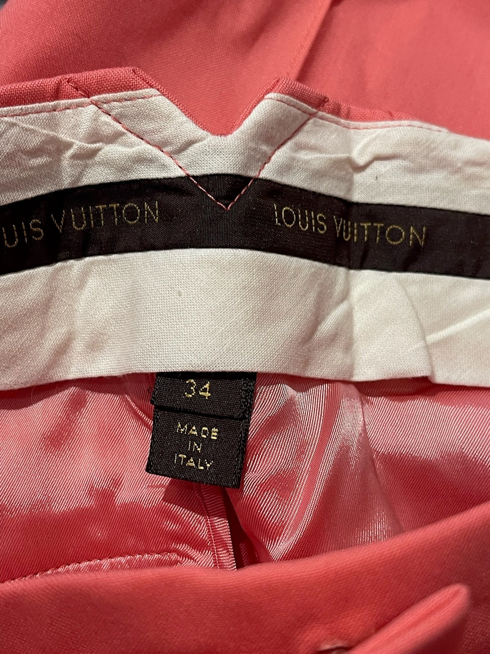 Pantalon Louis Vuitton rose T.34