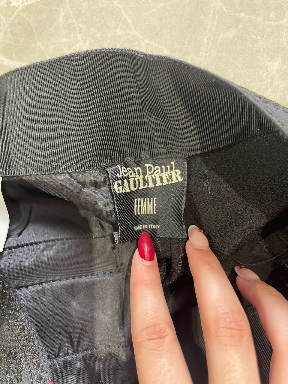 Pantalon Jean Paul Gaultier noir T.36