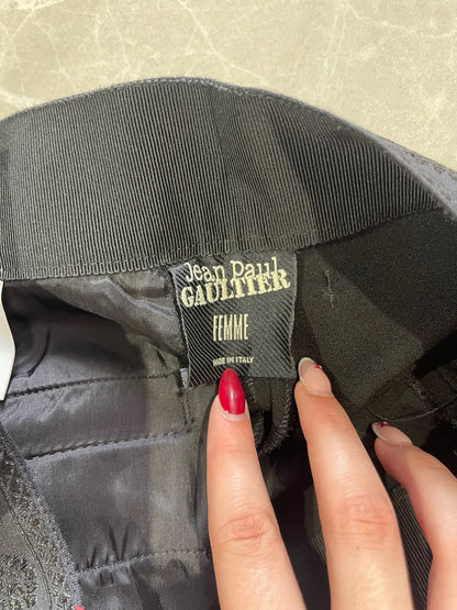 Pantalon Jean Paul Gaultier noir T.36