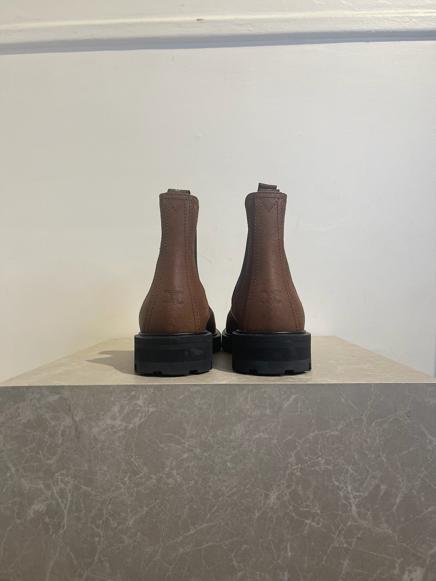 Bottines Celine Margaret marron T.40