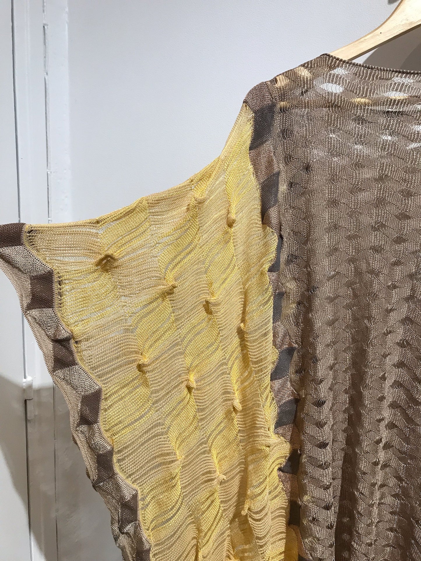 Poncho Missoni beige